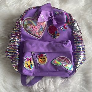 Sparkly backpack bag